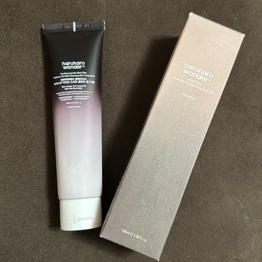 HaruHaru Wonder Black Rice Moisture 5.5 soft cleansing Gel Brand New